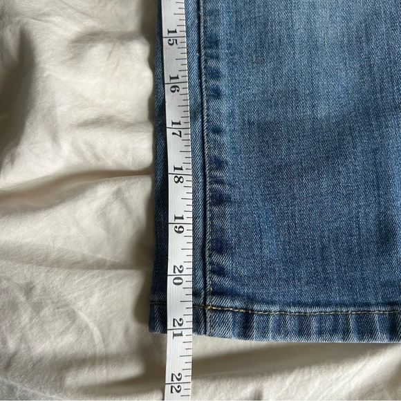 Aeropostale Low-rise Blue Straight Leg Capri Jeans Size 5 - Picture 4 of 9